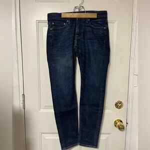 Abercrombie Medium Blue Denim. Felix Super Skinny